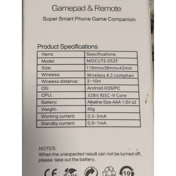 VR Remote Controller Gamepad Bluetooth Control - Picture 5 of 7